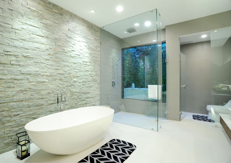 Freestanding Bathtub in a Spa-Like Setting
